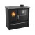 Soba de Gatit Pe Lemne Verso CS Plus Cu Cuptor Din Inox Si Plita Din Otel, Negru, Dreapta, 7.7kW