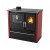 Soba de Gatit Pe Lemne Verso CS Plus Cu Cuptor Din Inox Si Plita Din Otel, Rosu, Stanga, 7.7kW Soba de Gatit Pe Lemne Verso CS Plus Cu Cuptor Din Inox Si Plita Din Otel, Rosu, Stanga, 7.7kW