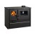 Soba de Gatit Pe Lemne Verso CS Plus Cu Cuptor Din Otel Si Plita Din Otel, Negru, Dreapta, 7.7kW Soba de Gatit Pe Lemne Verso CS Plus Cu Cuptor Din Otel Si Plita Din Otel, Negru, Dreapta, 7.7kW