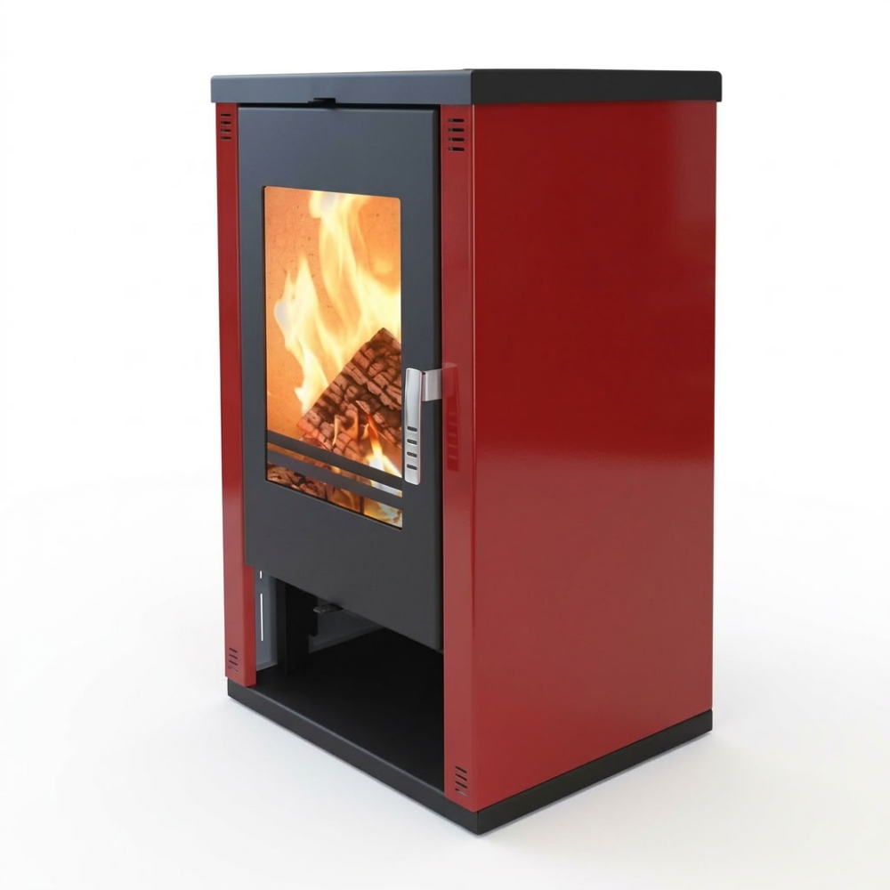 Soba Pe Lemne Verso Lheia Rosu, 7.5 kW | Sobe pe Lemne | Seminee |