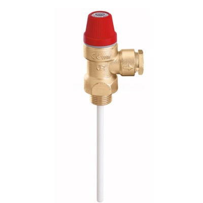 Supapă de siguranță pentru temperatură și presiune 1/2" x 1/2" Ø15 - Dispozitive