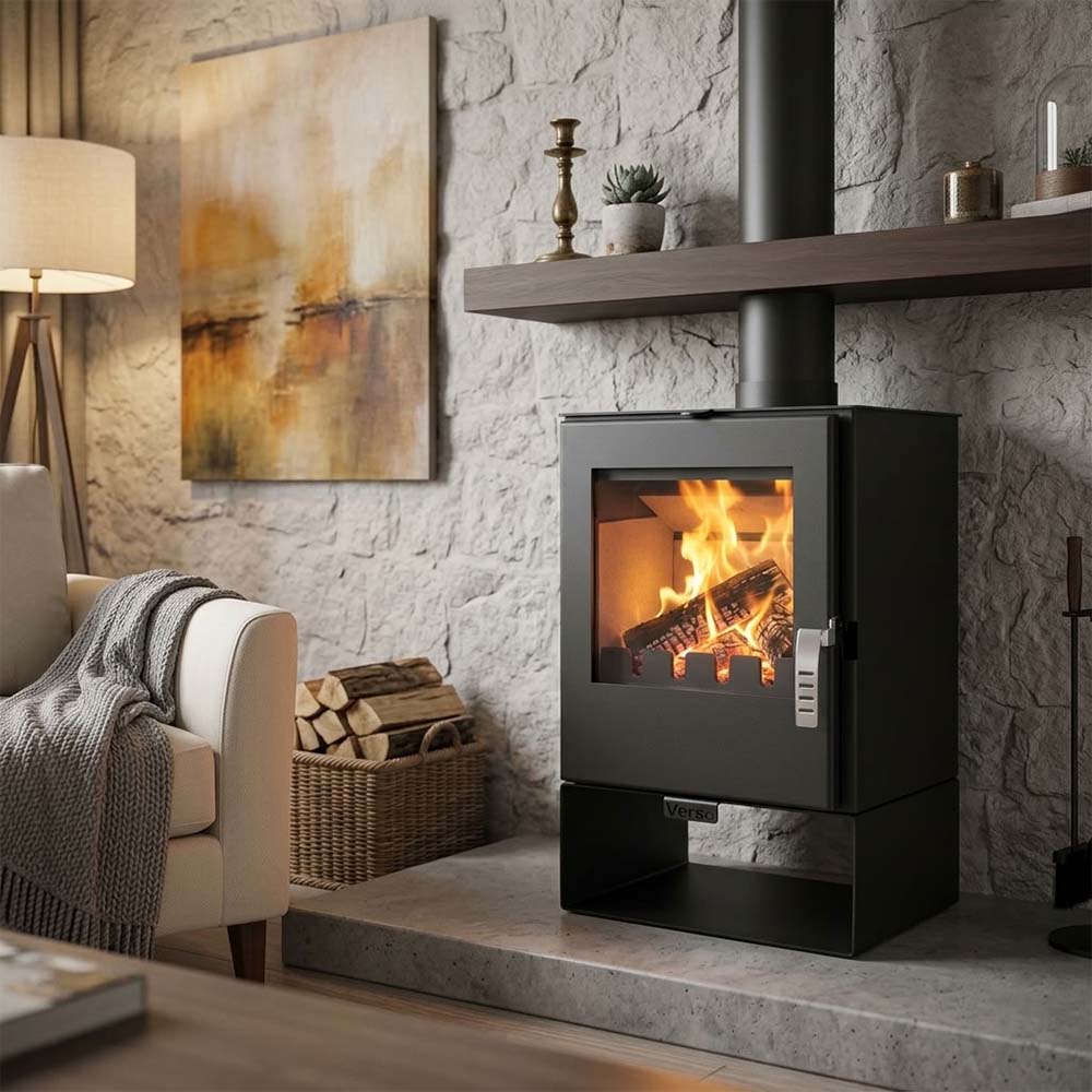 Semineu pe Lemne / Soba Pe Lemne Verso 2, 5 kW | Sobe pe Lemne | Seminee pe lemne |