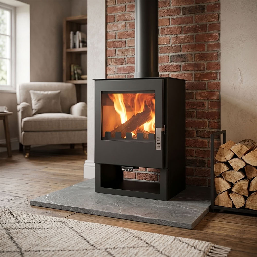 Semineu pe lemne / Soba Pe Lemne Verso 3, 5kW | Sobe pe Lemne | Semineе pe lemne |