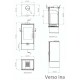 Soba Pe Lemne Verso Ina, 7.5kW | Sobe pe Lemne | Seminee |