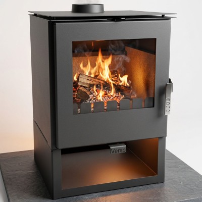 Semineu pe lemne / Soba Pe Lemne Verso Kara, 7.5kW - Verso