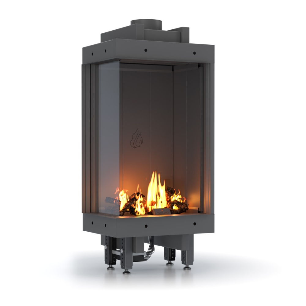 Șemineu pe gaz Balkan Energy GAS STANDING CORNER, 3.9kW - 6.0kW |  |  |