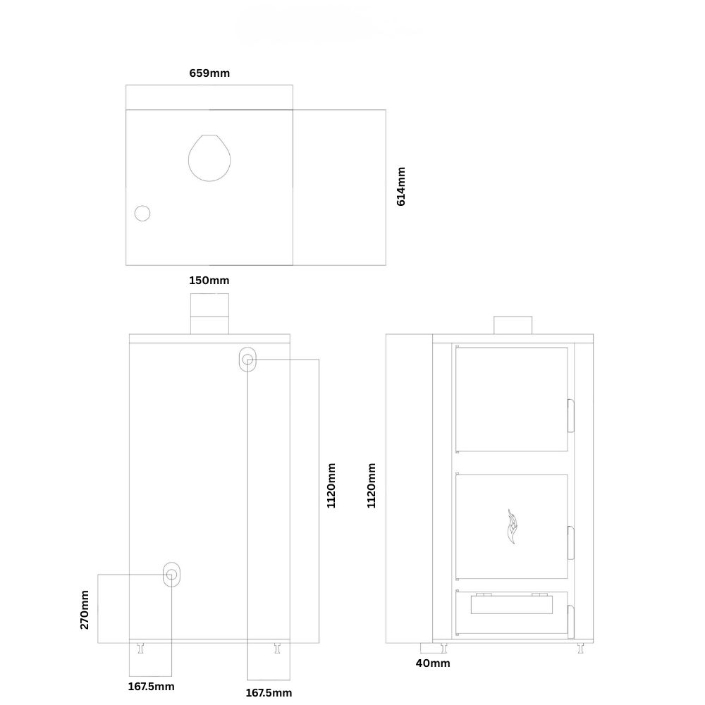 Centrala pe lemne Balkan Energy ATS HYDRO, 40 kW | Centrale pe lemne |  |