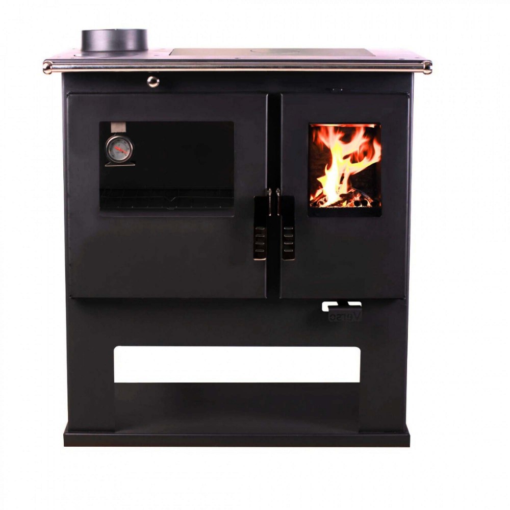 Soba de Gatit Pe Lemne Verso CS Inox cu cuptor din inox, Stânga, 7.7kW | Sobe cu Cuptor | Seminee pe lemne |