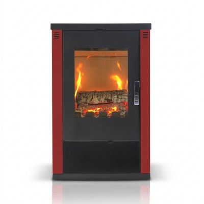 Semineu pe lemne / Soba Pe Lemne Verso Theia, Bordeaux, 9kW - Verso
