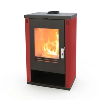 Semineu pe lemne / Soba Pe Lemne Verso Theia, Bordeaux, 9kW - Verso