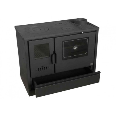 Soba De Gatit Pe Lemne Balkan Energy 4020 Alb, Capac Din Fonta, Dotata Cu Cuptor Pentru Gatit Si Plita, Putere 7.9 kW - Compară produse