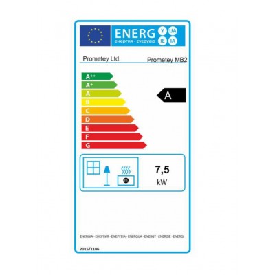 Semineu pe lemne / Soba Pe Lemne Prometey “Metal top 2”, 8kW - Semineе pe lemne