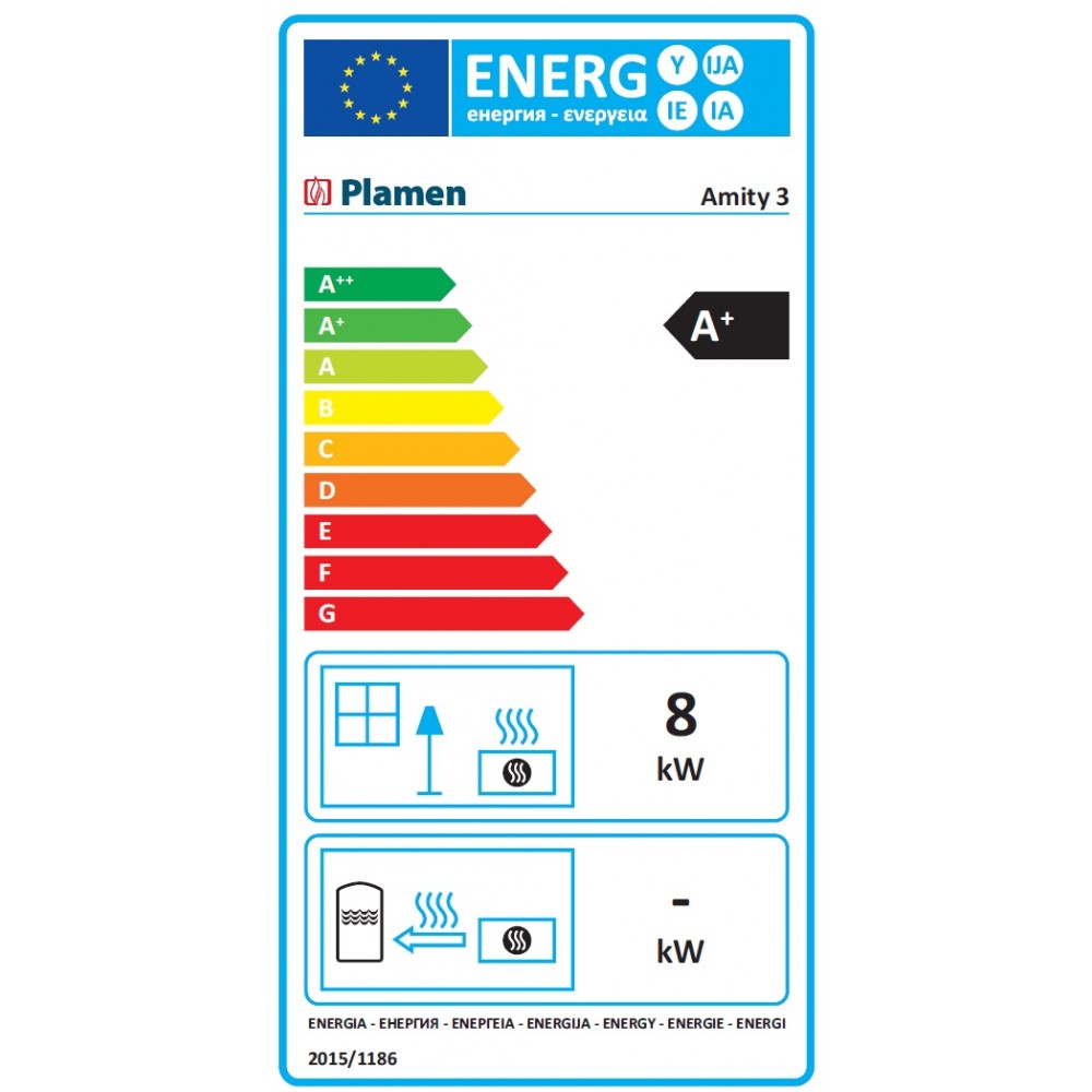 Soba Pe Lemne Plamen, Model Amity 3, Putere 8kw, Dotat Cu Picioare Pentru Sustinere | Sobe pe Lemne | Semineе pe lemne |