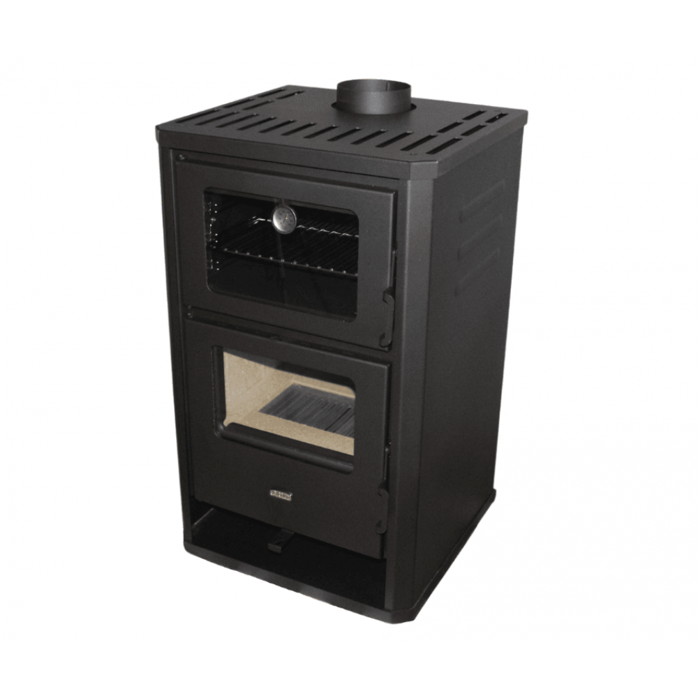 Soba Pe Lemne Prity FG D, Dotat Cu Cuptor Pentru Gatit, 14.2kW | Soba cu Cuptor | Seminee |