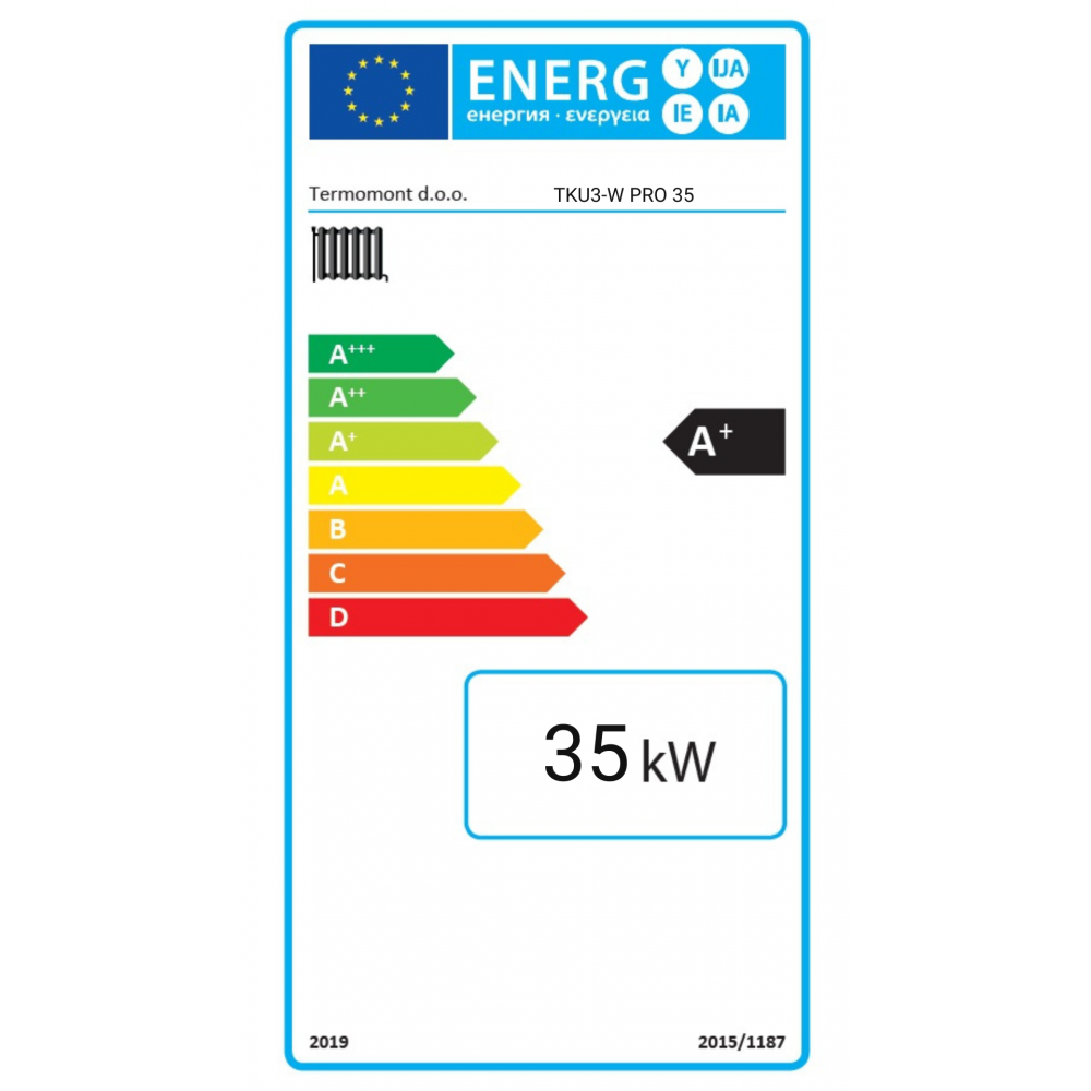 Centrala Pe Lemne Termomont TKU3-W PRO, 35 kW | Cazane Termice | Lemne |