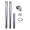 Kit Cos Fum Pentru Sobe pe Lemne, Inox AISI 304, Ф130-Ф150 Kit Cos Fum Pentru Sobe pe Lemne, Inox AISI 304, Ф130-Ф150