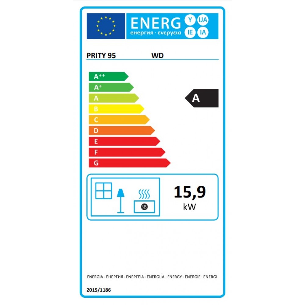 Soba Pe Lemne Prity WD R, Putere 15.9 kW | Sobe pe Lemne | Seminee |