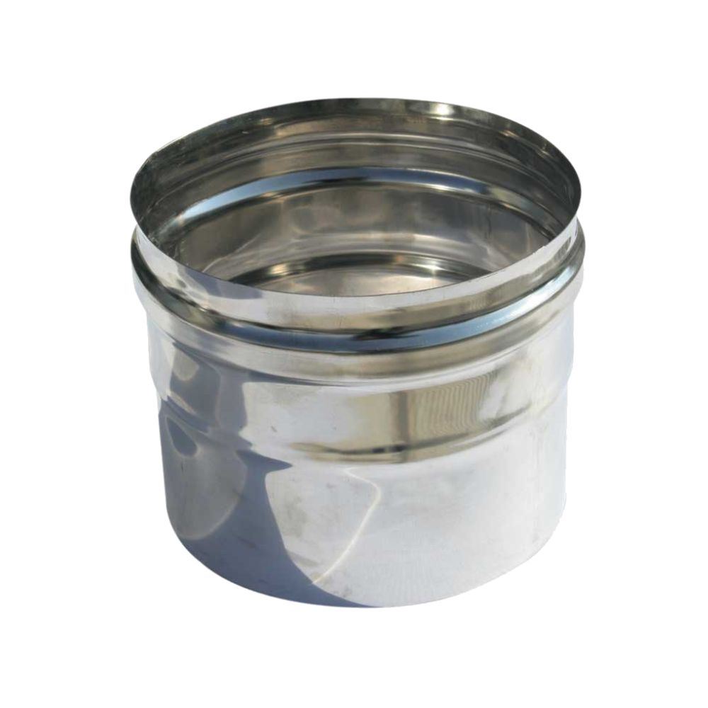 Adapter for flexible flue liner, Stainless steel AISI 304, Female, Ф100 | Accesorii Instalare | Cosuri de Fum |