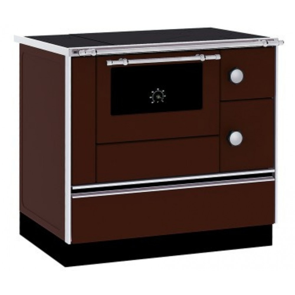 Sobe de Gatit pe Lemne Alfa Plam Alfa 90 H Favorit Brown, 6.4kW | Sobe cu Cuptor | Semineе pe lemne |