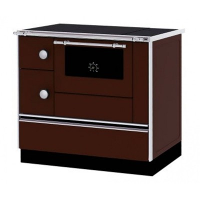 Sobe de Gatit pe Lemne Alfa Plam Alfa 90 H Favorit Maro Dreapta, 6.4kW - Semineе pe lemne