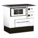 Sobe de Gatit pe Lemne Alfa Plam Regular 46 Alb, 5kW | Sobe cu Cuptor | Semineе pe lemne |