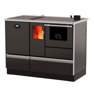 Sobe de Gatit pe Lemne cu schimbător de căldură Alfa Plam Alfa Term 20 Pellet, 20kW - Semineе pe lemne