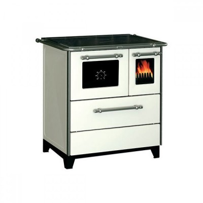 Sobe de Gatit pe Lemne Alfa Plam Donna 70 Alb, 5kW - Prity