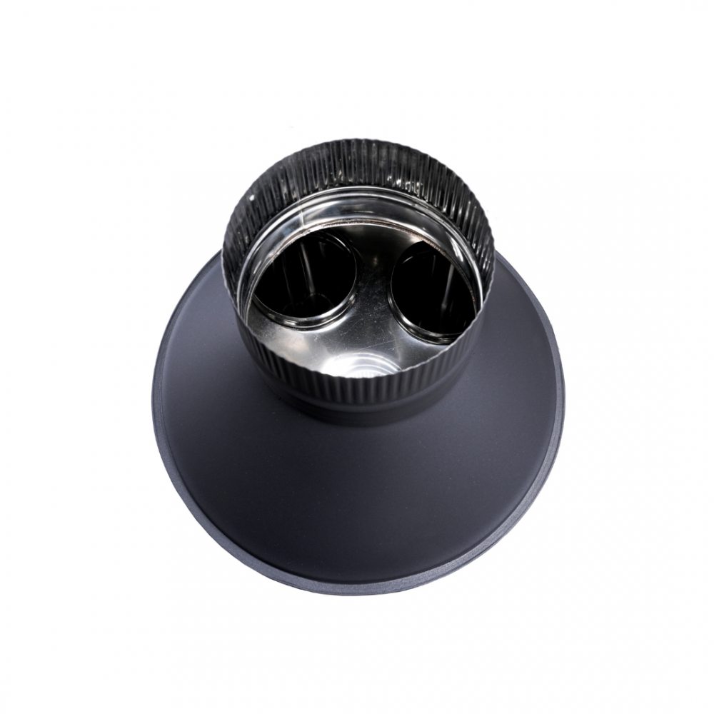 Burlan Recuperator Caldura Vulkan, Inox, Diametru 150mm, 5 tevi | Burlan Recuperator Caldura | Cosuri de Fum |