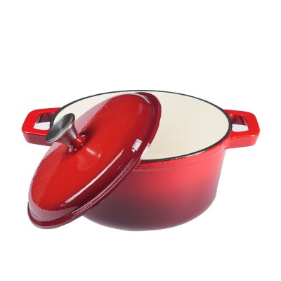 Oală din fontă emailată, roșie, Ø24 cm - Compară produse