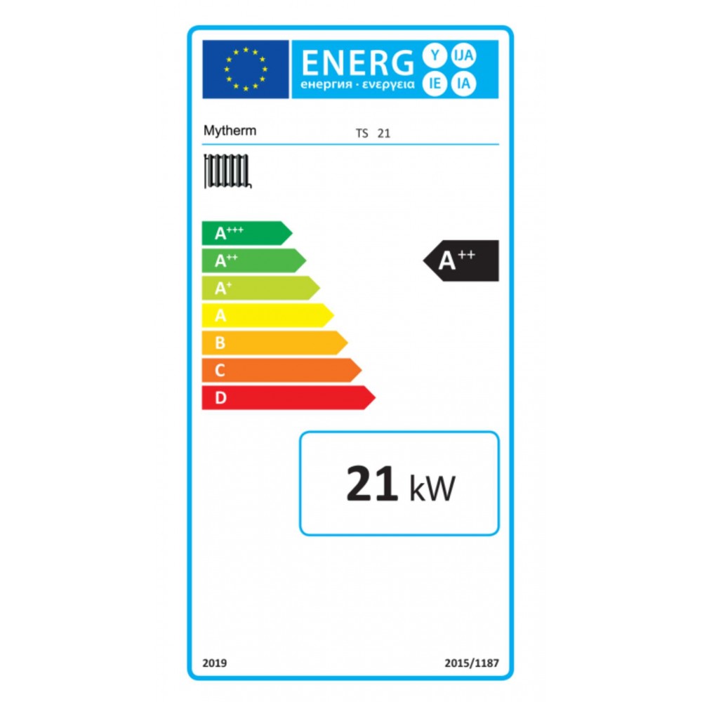Termosemineu Mytherm IOLI TSA 21 roşu, cu ventilator, 23.5kW | Termoseminee Peleti | Sobe Peleti |