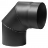 Cot Burlan 90° din oțel PARKANEX, Negru, Ø130, Grosime 2mm