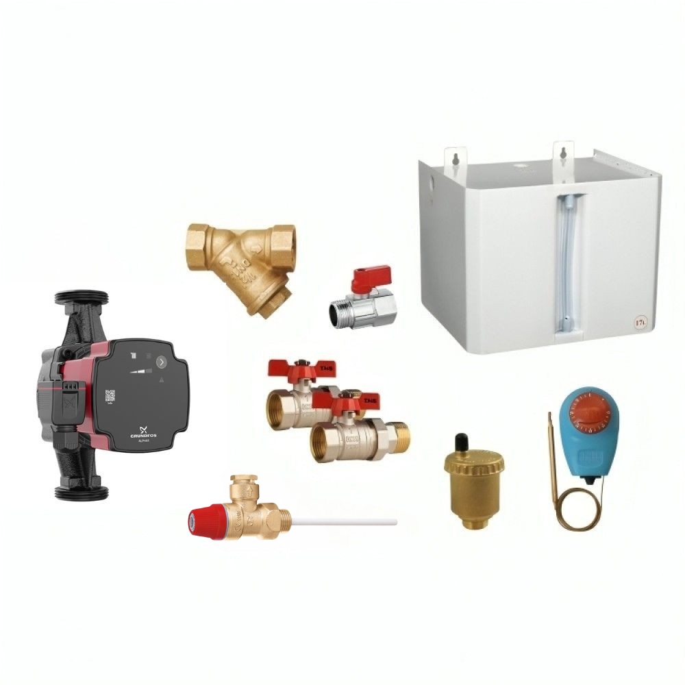 Kit hidraulic pentru sistemul de încălzire centralizată deschisa | Pompe de Circulație și UPS | Dispozitive |