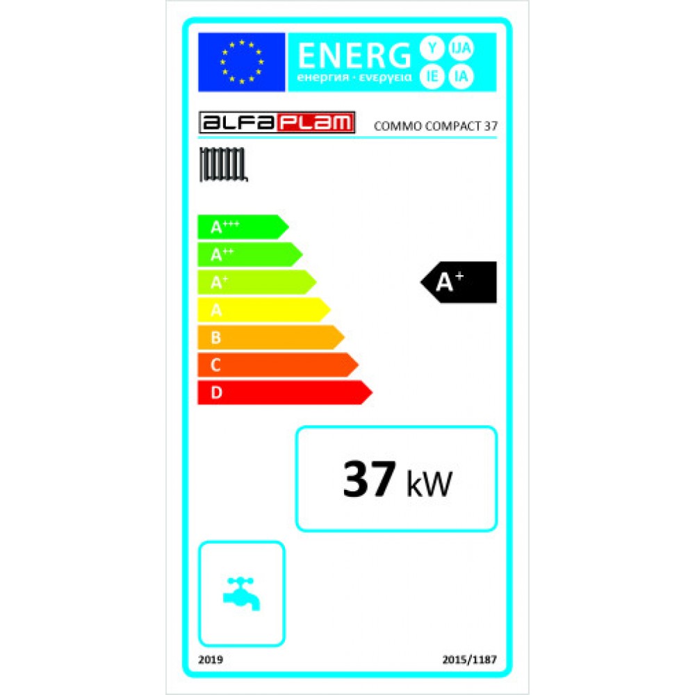 Centrale pe Peleti Alfa Plam Commo Compact 37, 37kW | Termoseminee Peleti | Sobe Peleti |