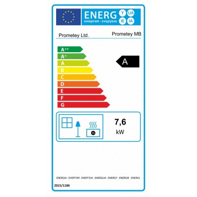 Semineu pe lemne / Soba Pe Lemne Prometey “Metal top”, 7.6kW - Sobe pe Lemne