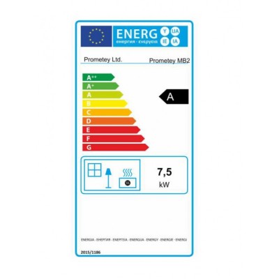 Semineu pe lemne / Soba Pe Lemne Prometey “Metal top 2”, 7.5kW - Sobe pe Lemne
