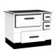 Sobe de Gatit pe Lemne Alfa Plam Alfa 55 Termo White, 5kW | Sobe cu Cuptor | Semineе pe lemne |