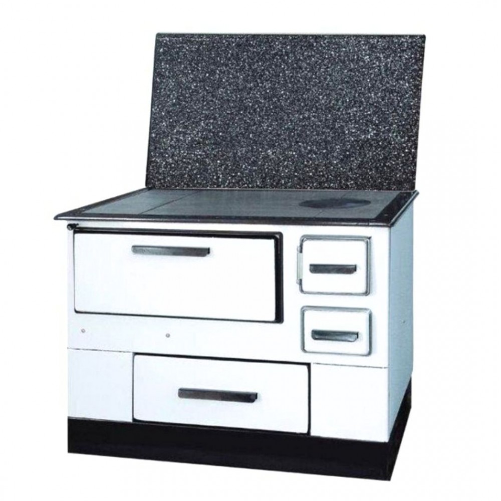 Sobe de Gatit pe Lemne Alfa Plam Alfa 55 Termo White, 5kW | Sobe cu Cuptor | Semineе pe lemne |
