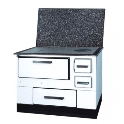 Sobe de Gatit pe Lemne Alfa Plam Alfa 55 Termo White, 5kW - Semineе pe lemne