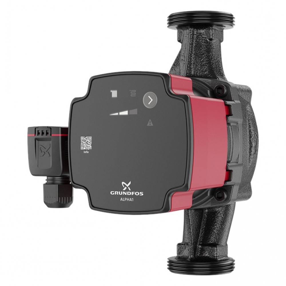 Pompă de circulație Grundfos ALPHA1 25-60 180, înălțime de refulare 6 m, debit 2.28 m³/h, putere 45 W | Pompe de Circulație | Pompe de apă |