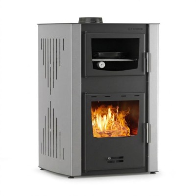 Termosemineu / Soba Tip Centrala Pe Lemne Velmora Fire ATS HYDRO ΜΑSΙΝΑ 90-25, Cu Manta De Apa, Dotat Cu Cuptor Pentru Gatit gri, 25kW - Compară produse