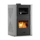 Termosemineu / Soba Tip Centrala Pe Lemne Velmora Fire ATS HYDRO ΜΑSΙΝΑ 90-25, Cu Manta De Apa, Dotat Cu Cuptor Pentru Gatit gri, 25kW | Sobe pe Lemne | Semineе pe lemne |