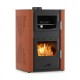 Termosemineu / Soba Tip Centrala Pe Lemne Velmora Fire ATS HYDRO ΜΑSΙΝΑ 90-25, Cu Manta De Apa, Dotat Cu Cuptor Pentru Gatit teracotă, 25kW | Sobe pe Lemne | Semineе pe lemne |