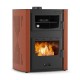 Termosemineu / Soba Tip Centrala Pe Lemne Velmora Fire ATS HYDRO ΜΑSΙΝΑ 90-30, Cu Manta De Apa, Dotat Cu Cuptor Pentru Gatit teracotă, 35kW | Sobe pe Lemne | Semineе pe lemne |