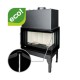 Focar Semineu UNIFLAM 760 EVO PBS cu conducte de aer și alimentare cu aer, sticlă curbată, partea dreaptă, 10 kW | Focare Seminee Pe Lemne | Focare Seminee |