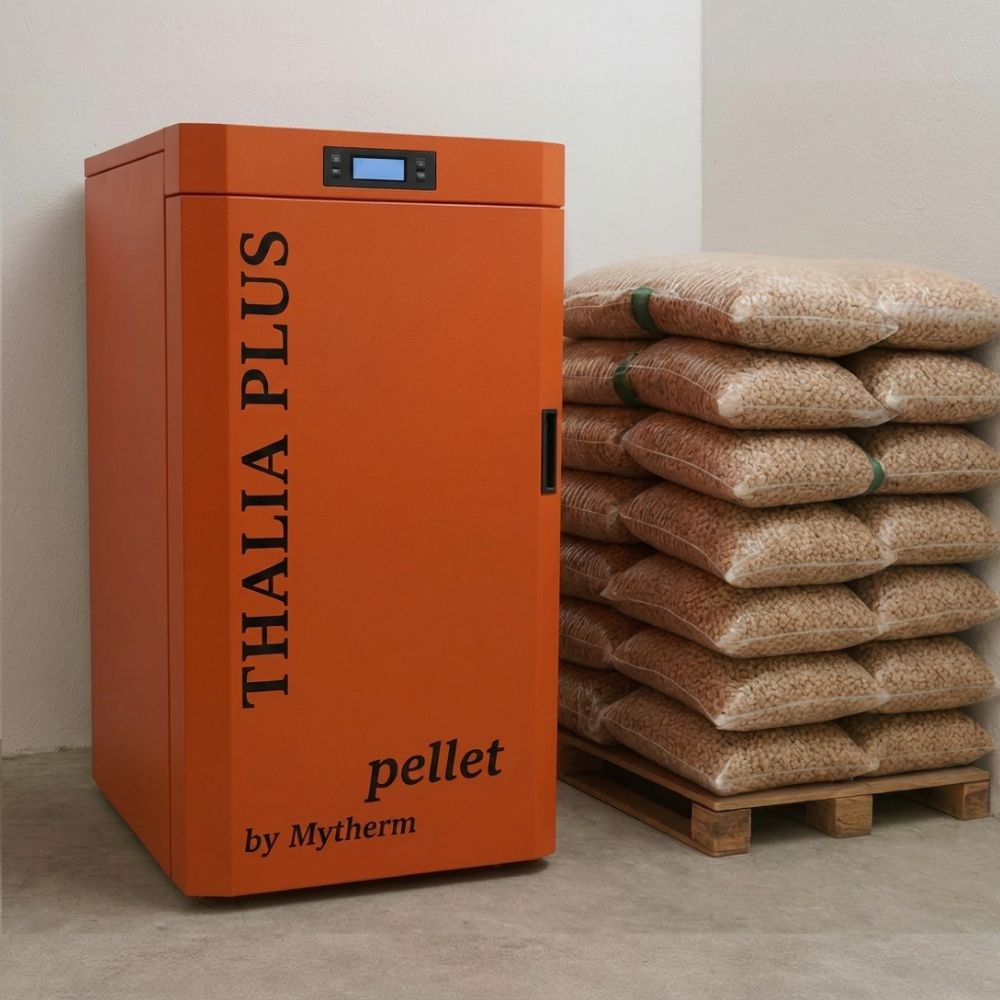 Centrale pe Peleti Mytherm Thalia Plus 18 portocale, 18kW | Termoseminee Prity | Prity |