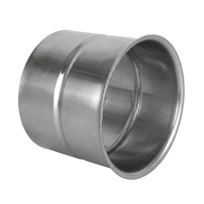 Rozeta Burlan din oțel PARKANEX, Inox, Ø130, Grosime 2mm - Cosuri de Fum