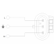 Pompă de circulație Grundfos ALPHA1 25-60 180, înălțime de refulare 6 m, debit 2.28 m³/h, putere 45 W | Pompe de Circulație | Pompe de apă |