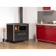 Sobe de Gatit pe Lemne Alfa Plam Donna 90 Antracit, 5kW | Sobe cu Cuptor | Semineе pe lemne |