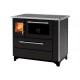 Sobe de Gatit pe Lemne Alfa Plam Donna 90 Antracit, 5kW | Sobe cu Cuptor | Semineе pe lemne |