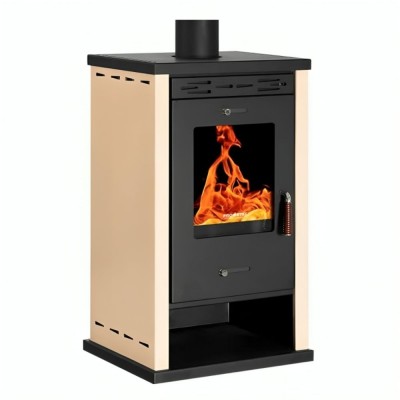 Semineu pe lemne / Soba Pe Lemne Prometey EKO 3 Ivory, 8.5 kW - Semineе pe lemne